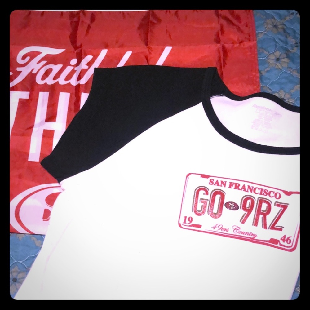 49er Tee Shirt and Flag